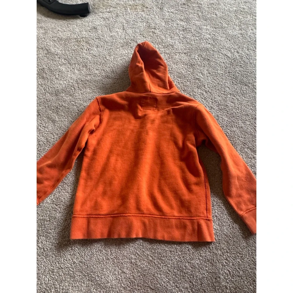 The Childrens Place Boys Orange Future MVP Football Hoodie Sweatshirt L 10/12